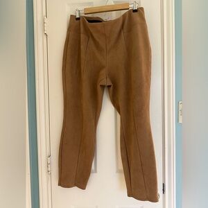 Zac and Rachel Faux Suede Tan Pants size XL